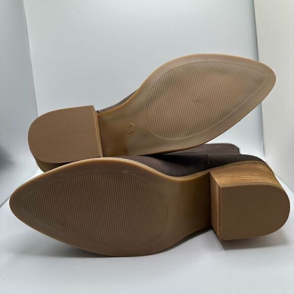 CUSHIONAIRE Women's Western Boot +Memory Foam 9.5 BROWN - Picture 5 of 7